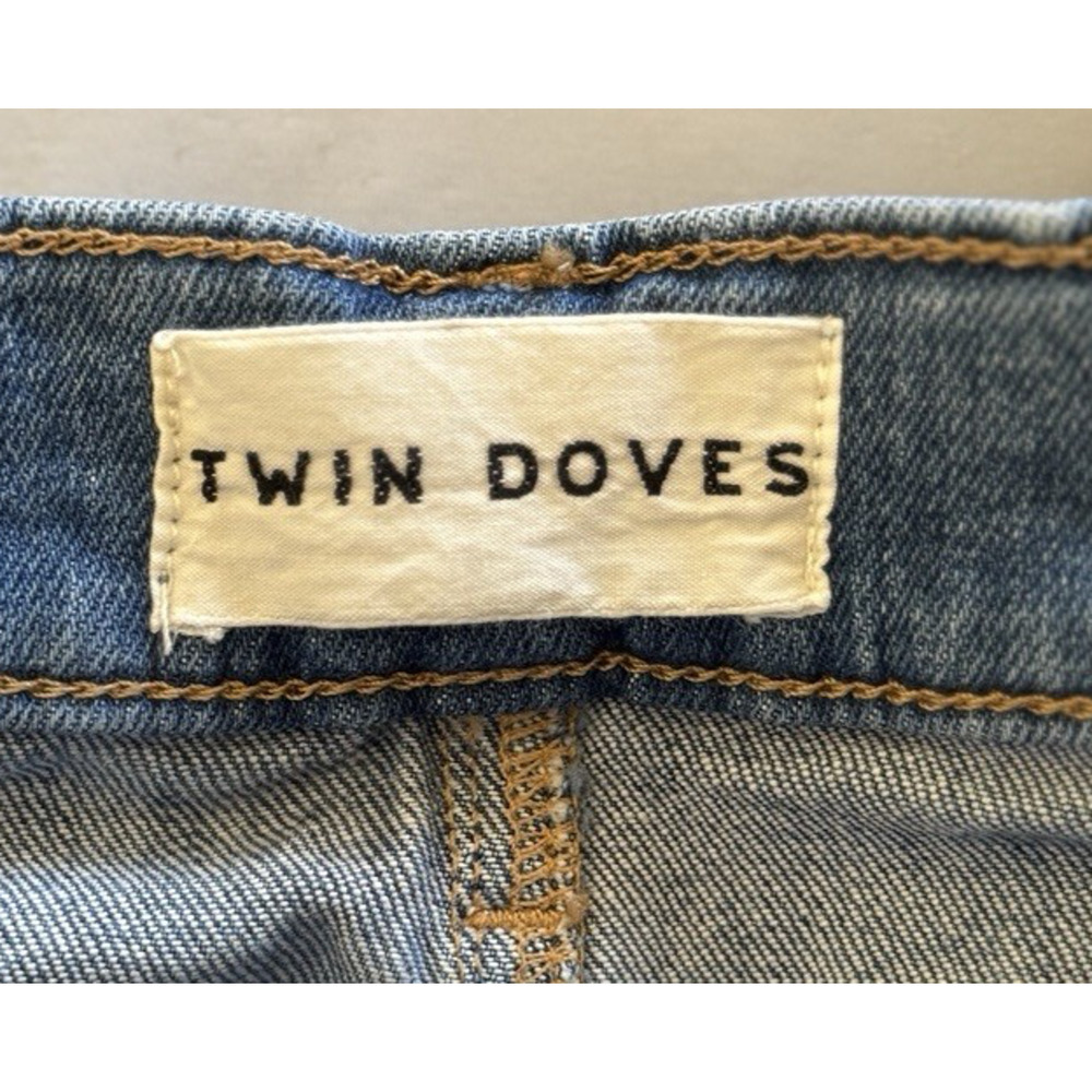 Emerson Fry Twin Doves Treasure Jeans Womens Size 28 "Bell" Flared Leg Stardust - Picture 11 of 16